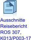 Ausschnitte  Reisebericht  ROS 307,  K013/P003-17